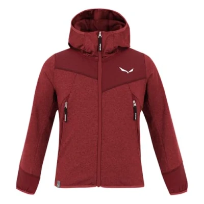Abbildung von Salewa Agner Melange Pl K Fz Hoodie, Syrah, 116