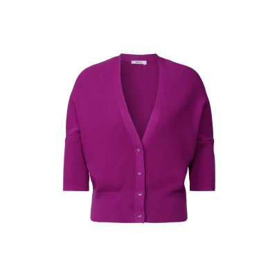 Abbildung von Cecil MIT Strktur Strickjacke, Damen, Größe: XXL, Pink