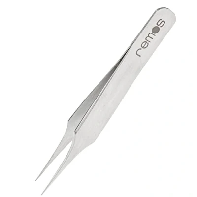 Abbildung von REMOS Mini Splitterpinzette aus rostfreiem Edelstahl extra feine Spitze 6 cm