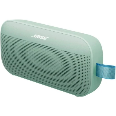 Abbildung von Bose SoundLink Flex Bluetooth Lautsprecher (2. Gen.), Tragbarer Außen mit naturgetreuem Klang, bis zu 12 Stunden Akkulaufzeit, staubdicht und wasserdicht, Alpine Sage Limited Edition