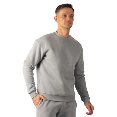 Abbildung von Carlheim Men&#039;s Sweatshirt Hudson Branded, Stone Grey, X Large