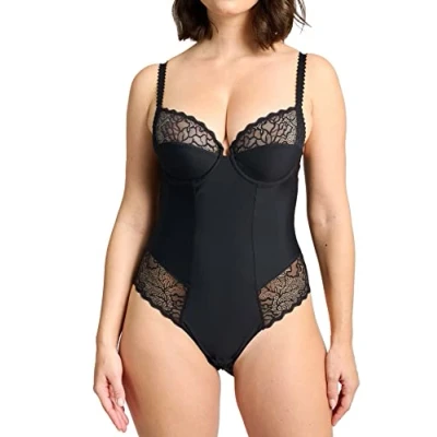 Abbildung von Sans Complexe Damen Oceane 20AAG95 Body mit Bügel, Noir, 95E