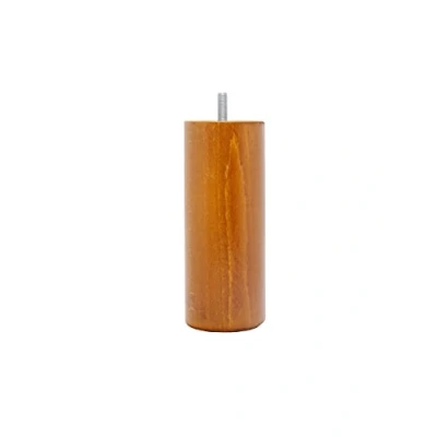 Abbildung von La Fabrique de Pieds Die fertigt Füße Spiel Schaukelfüße 4er Zylinder Holz, Teinte Merisier, 15 x 6 cm