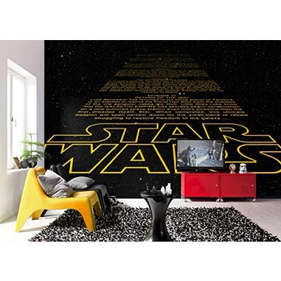 Abbildung von Komar Fototapete &quot;Star Wars Intro&quot;, 368x254 cm (Breite x Höhe), inklusive Kleister