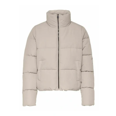 Abbildung von ONLY Onldolly Short Puffer Jacket Winterjacke, Damen, Größe: XL, Pumice stone