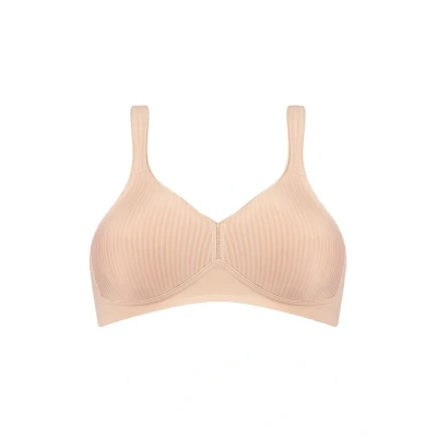 Abbildung von Triumph Modern SOFT &amp; Cotton N Triangel BH, Damen, Größe: 105C, Neutral beige