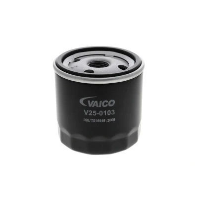 Abbildung von VAICO V25 0103 Ölfilter 3/4 16 UNF Original Qualität mit einem Rücklaufsperrventil Anschraubfilter FORD: FIESTA 4, 6, Focus 2 Schrägheck