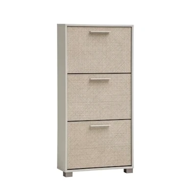 Abbildung von Schildmeyer Schuhschrank Schuhkipper Edno 159987, cremebeige/Canasta Dekor, 59,8 x 19,5 124 cm