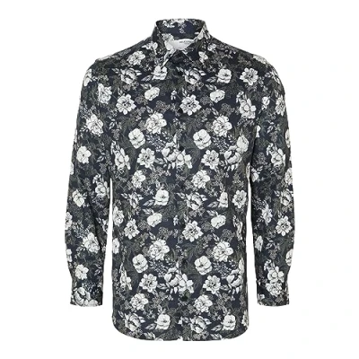 Abbildung von Selected Homme Sohoethanaop LS B NOOS Hemd, Herren, Größe: Large, Dark sapphire