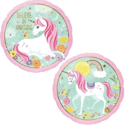 Abbildung von Einhorn Ballon Believe in Unicorns 45cm