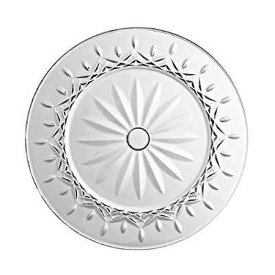 Abbildung von CRISTALICA Glasteller Platzteller Tafelservice Geschirr Bleikristall klar D 26,5 cm