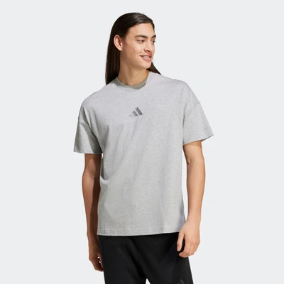 Abbildung von adidas Performance ALL Tshirt basic, Herren, Größe: Large, Medium grey heather