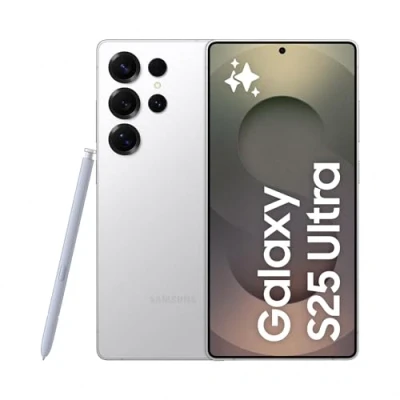 Abbildung von Samsung Galaxy S25 Ultra AI Smartphone mit AI, ohne Vertrag, Handy Android, 12 GB RAM, 256 Speicher, 200 MP Kamera, Titanium Whitesilver, 3 Jahre Herstellergarantie