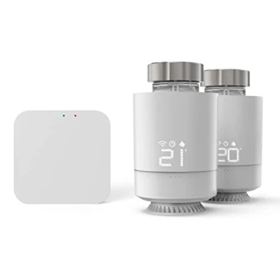 Abbildung von Hama WLAN Heizungssteuerung, Set 2x Smart Heizungsthermostat Home Starter Set, (Heizkörperthermostat), Hub + Adapter