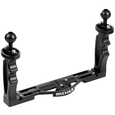 Abbildung von DIVEVOLK Doppelgriff für Seatouch 4 Max Unterwassergehäuse