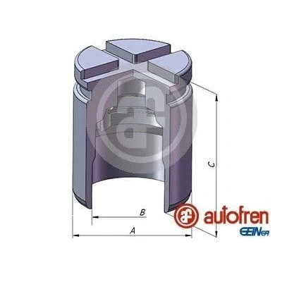 Abbildung von AUTOFREN SEINSA D025472 Kolben, Bremssattel 38 Hinterachse NISSIN HONDA: ACCORD 8, 8 Kombi