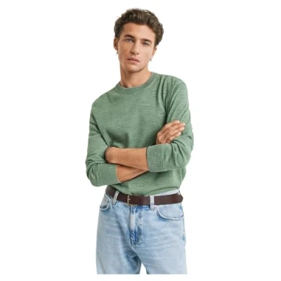 Abbildung von GANT Sunfaded Cneck Strickpullover, Herren, Größe: 3XL, Kalamata green
