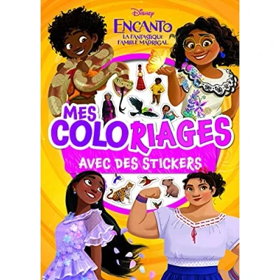 Abbildung von ENCANTO, LA FANTASTIQUE FAMILLE MADRIGAL Mes Coloriages avec Stickers Disney
