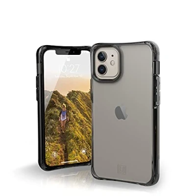 Abbildung von U by UAG [U] Mouve Schutzhülle Apple iPhone 12 Mini (5,4&quot; Zoll) Hülle (Transparentes Case, Wireless Charging kompatibles Cover, Sturzfest, Ultra Slim Bumper) Ice (transparent)