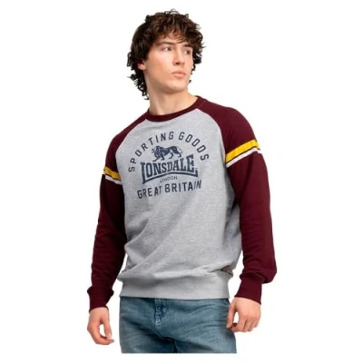 Abbildung von LONSDALE Herren Rundhals Sweatshirt normale Passform BREGIS