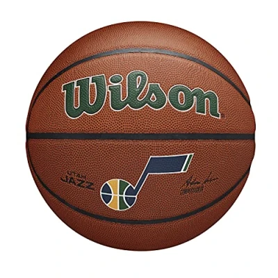 Abbildung von Wilson Basketball TEAM ALLIANCE, UTAH JAZZ, Indoor/Outdoor, Mischleder, Größe: 7