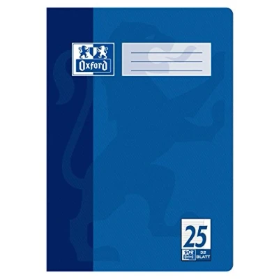 Abbildung von Oxford Schulheft A4, 32 Blatt, Lineatur 25, liniert, Blatt