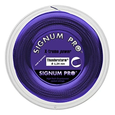 Abbildung von Signum Saitenrolle Thunderstorm, Violett, 200 m, 0255180242800009