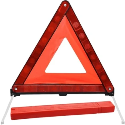 Abbildung von Warndreieck für Das Auto,Zusammenklappbares Reflektierendes Auto Warnstativ Geeignet Pannenhilfe Verkehrsunfälle Notparken,Schneller Aufbau,Gadget maximale Sicherheit im Straßenverkehr