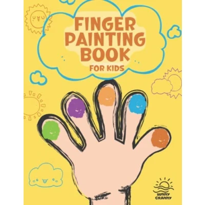 Abbildung von Finger Painting Book for Kids: Paint Simple Activity Animal Toodlers My First Colouring Activities 1 3 years old