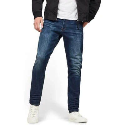Abbildung von G STAR RAW Herren 3301 Regular Tapered Jeans, Blau (dk aged 51003 6553 89), 27W / 32L