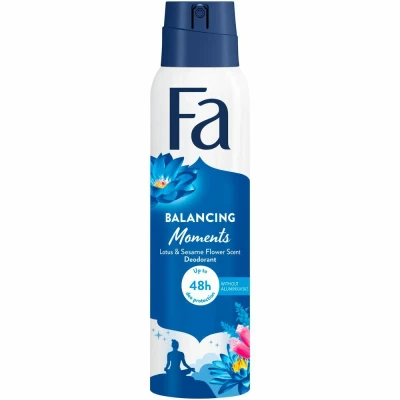 Abbildung von Fa Deodorant Spray Balancing Moments ohne Aluminium, 48 Stunden Schutz 150ml