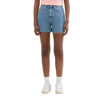 Abbildung von TOM Tailor denim Jeans Shorts, Damen, Größe: XS, Used mid stone blue