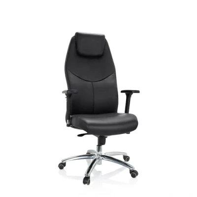 Abbildung von hjh OFFICE Chefsessel Profi FERRARA Leder, Drehstuhl Bürostuhl ergonomisch