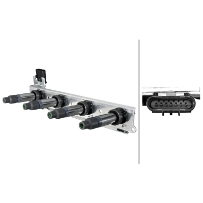 Abbildung von HELLA 5DA 358 102 771 Zündspule 7 polig Zündspulenleiste CADILLAC: STS Limousine