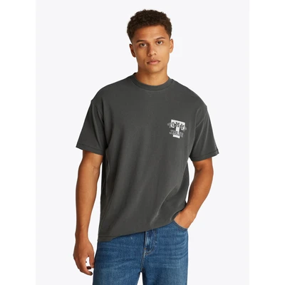 Abbildung von Tommy Jeans Graphic TEE Tshirt print, Herren, Größe: 50, Black