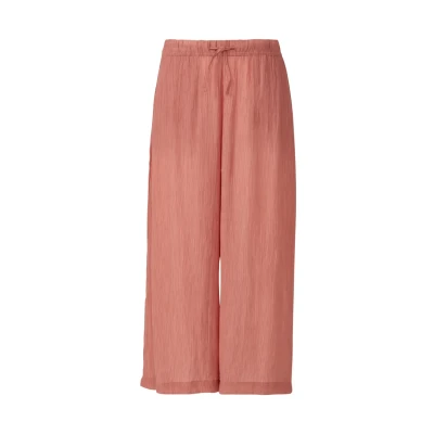 Abbildung von QS Strukturierte Culotte Stoffhose, Damen, Größe: 34, Papaya