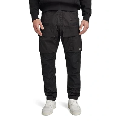 Abbildung von G STAR RAW Herren 3D Regular Tapered Cargohose, Schwarz (dk black D23636 D384 6484), 32W / 34L
