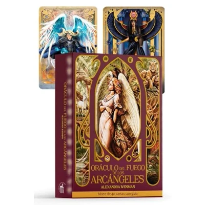 Abbildung von Oráculo del fuego de los arcángeles: Mazo 40 cartas con guía