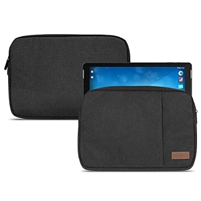 Abbildung von NAUC Schutzhülle kompatibel für Wortmann Terra Pad 1162 Hülle Tasche in Grau Blau oder Schwarz Case Cover, Farbe:Schwarz