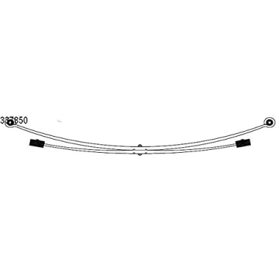 Abbildung von CS Germany 10.337.850.00 Blattfeder Hinterachse MERCEDES BENZ: Sprinter 3.5 T Kastenwagen, Bus, Pritsche/Fahrgestell