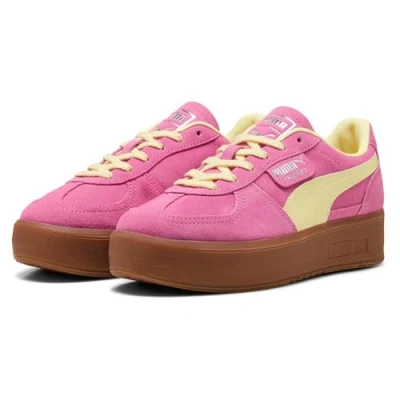 Abbildung von Puma Palermo Elevata Sneakers Damen Schuhe Mit Colorful Posie Pink/Gold Moon Größe: 35.5