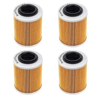 Abbildung von Road Passion Ölfilter 420256188 711256188 Kompatibel für Can Am Bombardier Outlander 330 400 450 500 570 650 800 850 1000 DEFEJDER MAVERICK COMMANDER APRILIA SL1000 RSV MILLE（4 Stück）