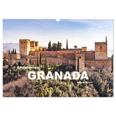 Abbildung von Andalusien Granada (Wandkalender 2025 DIN A3 quer), CALVENDO Monatskalender