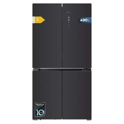 Abbildung von Cecotec American Kühlschrank 4 Glastüren 490 L Bolero CoolMarket 4D Glas E. 183 cm hoch, 91 breit, geringer Stromverbrauch, Inverter Plus, Fast Cooling und Freezing, Total NoFrost
