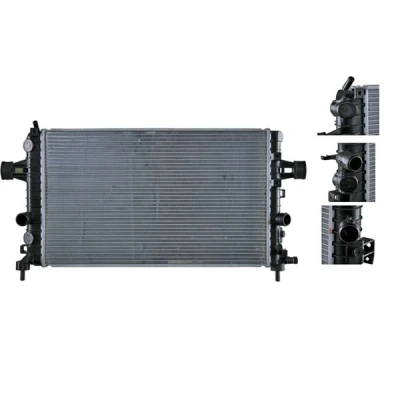 Abbildung von MAHLE ORIGINAL CR 1091 000S Kühler, Motorkühlung 600 368 16 Kühlrippen gelötet OPEL: Zafira B, Astra H TwinTop, Schrägheck