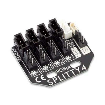 Abbildung von Aqua Computer RGBpx Splitty4 Lüfter Splitter