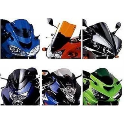 Abbildung von Puig 2072F Kuppel Racing Suzuki GSX R1000 05 06, Transparent/Dunkelgrau Rauch