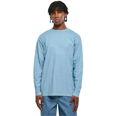 Abbildung von Urban Classics Longsleeve Sweatshirt, Herren, Größe: Small, Horizonblue