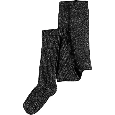 Abbildung von Name it NKF Glitter NOOS Strumpfhose für Kinder, Größe: 146/152, Black