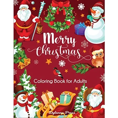 Abbildung von Merry Christmas Coloring Book for Adults: Beautiful Holiday Designs